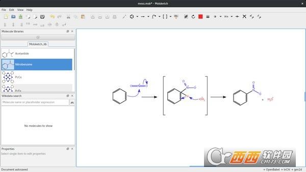 Molsketch,化学分子,分子编辑器.
